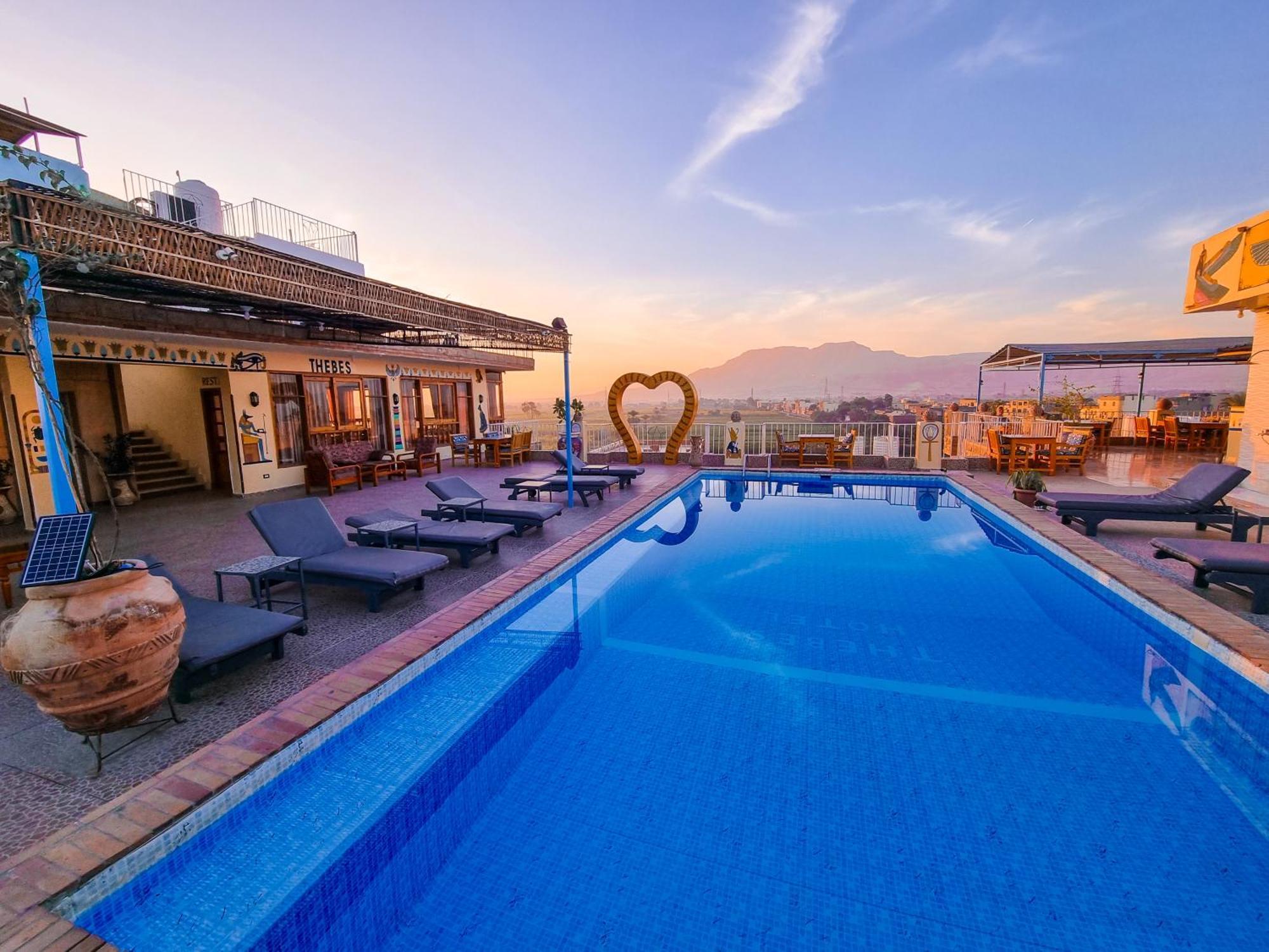 Thebes Hotel Luxor Exterior foto